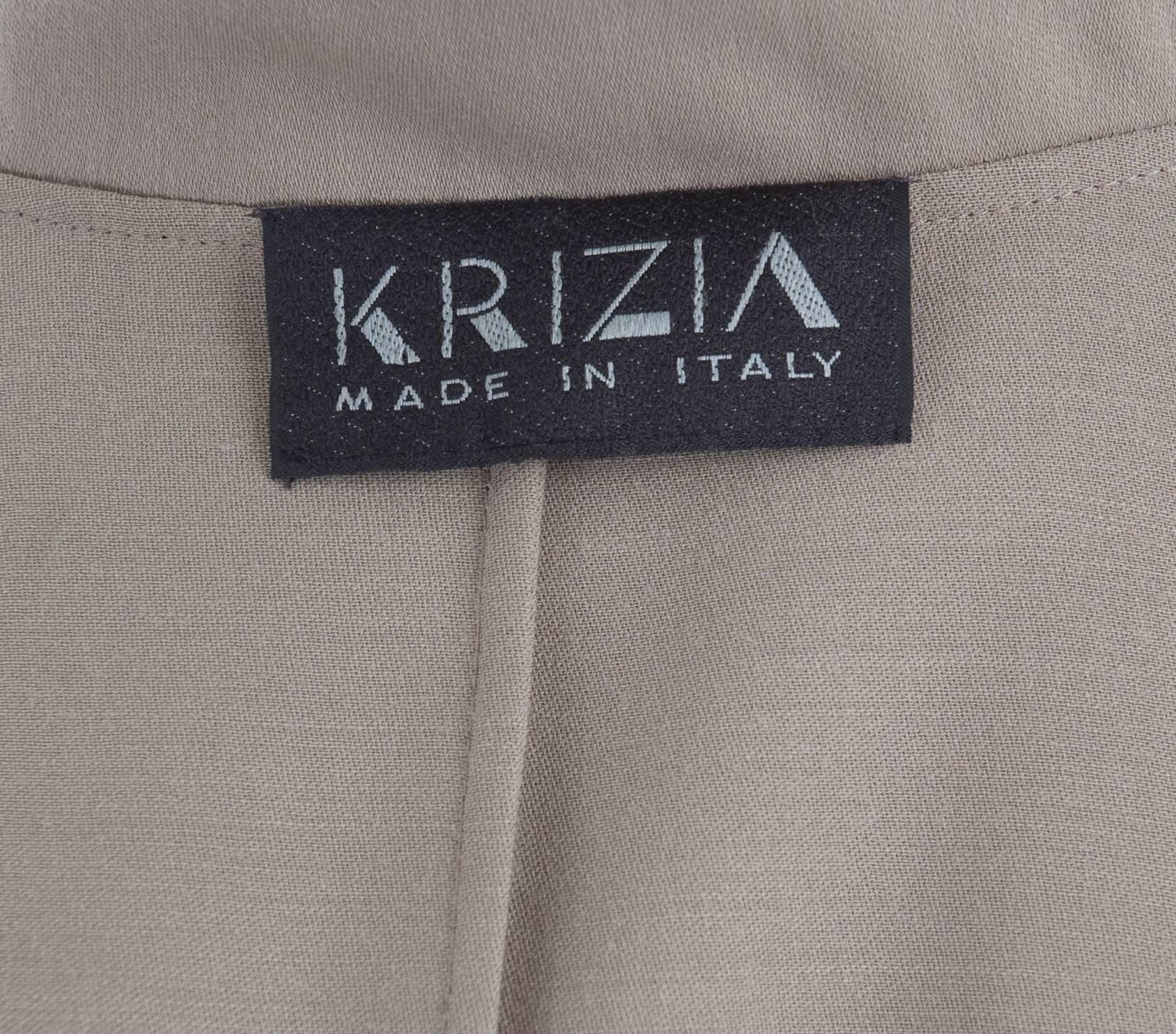 1980s KRIZIA Coat and Pants Ensemble For Sale 4