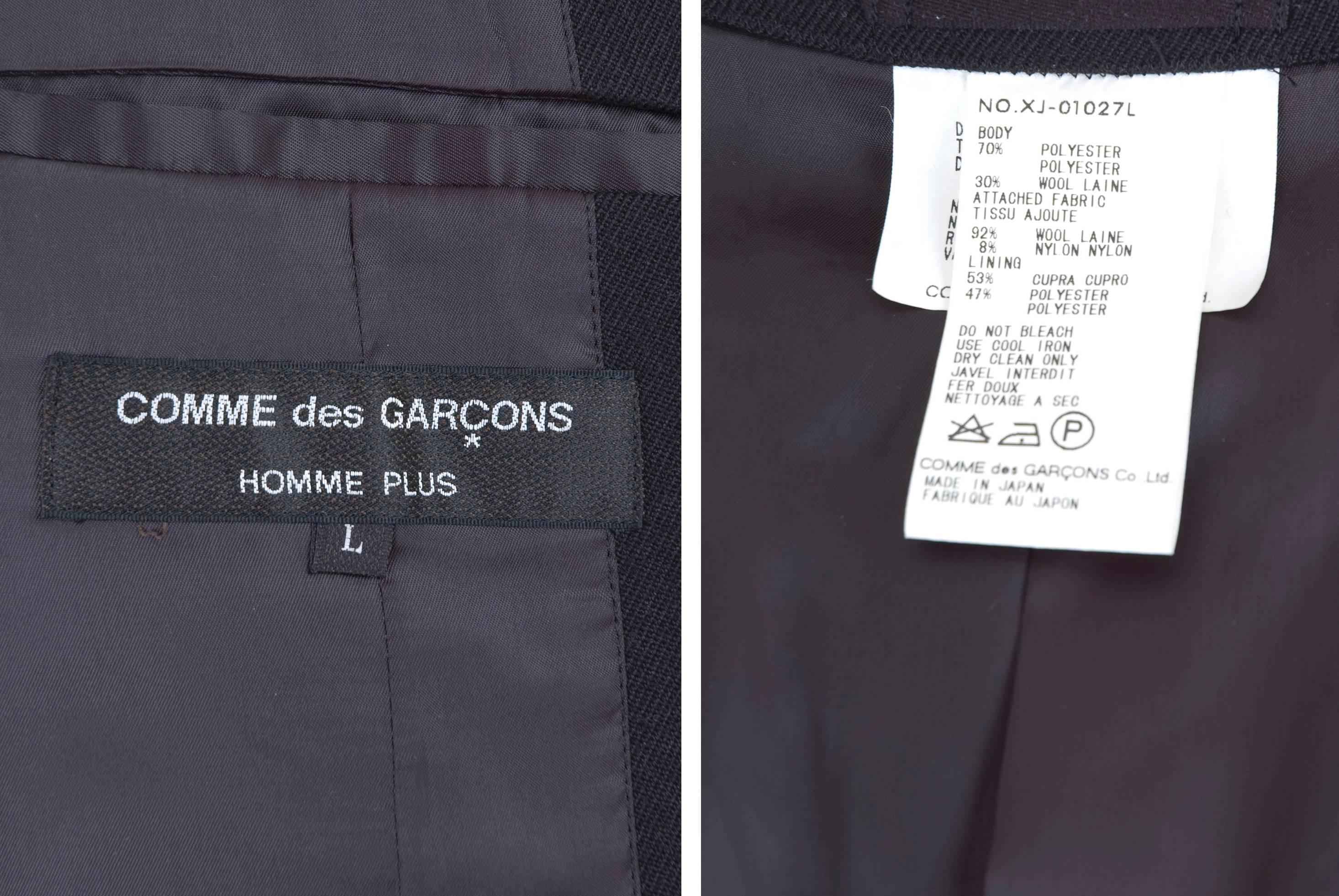 Men Comme des Garcons Homme Plus Jacket sz. L For Sale 2