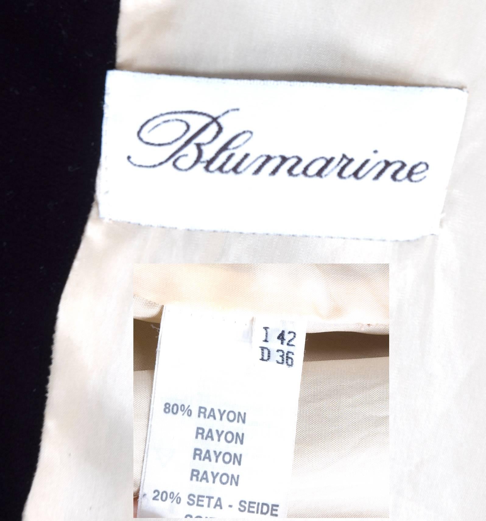 Bluemarine Velvet and Fur Evening Coat as seen on MADONNA For Sale 1