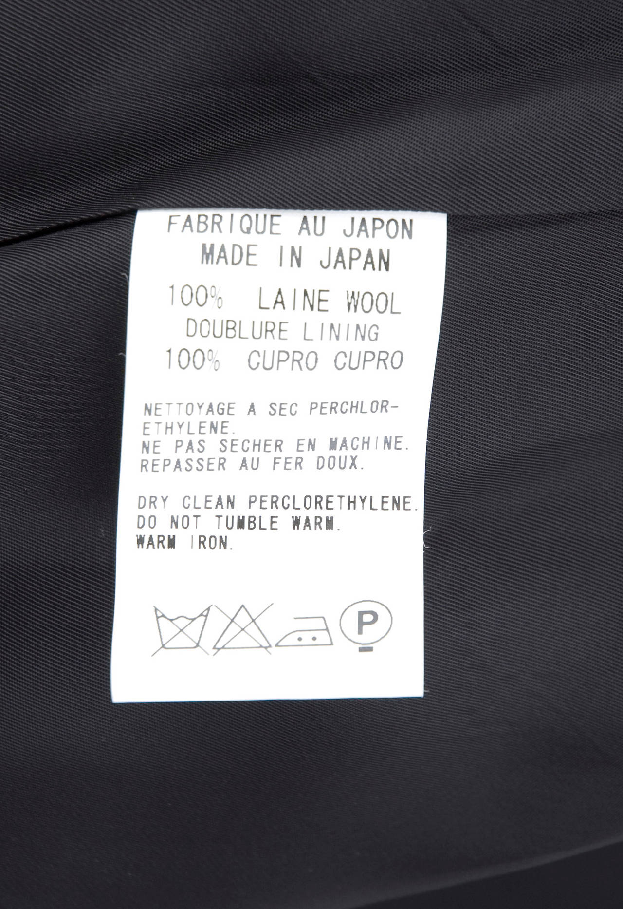 80's Y's Yohji Yamamoto Black Jacket For Sale 2