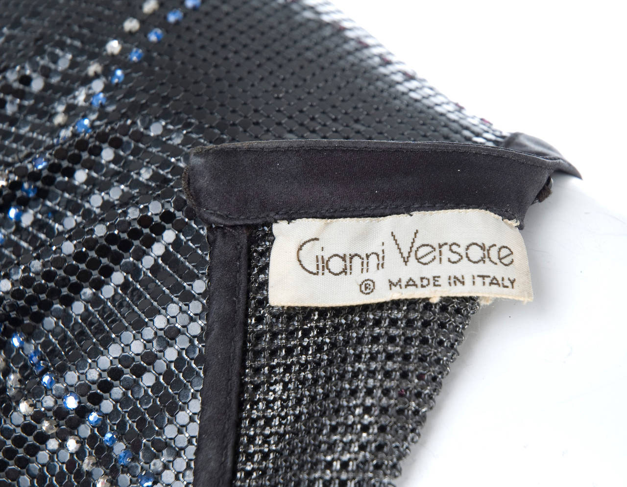 1982 Gianni Versace Oroton Metal Mesh Top For Sale 3