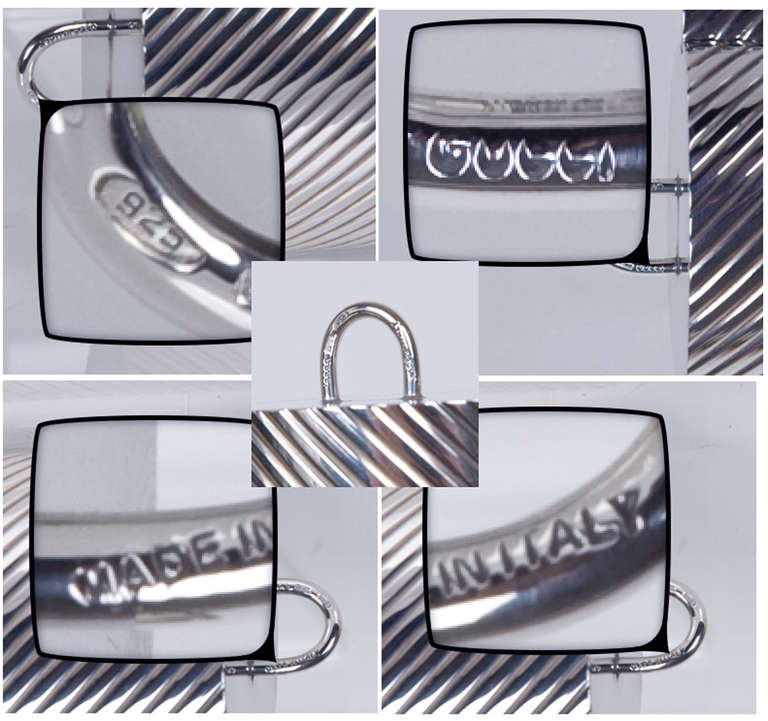 gucci silver clutch bag