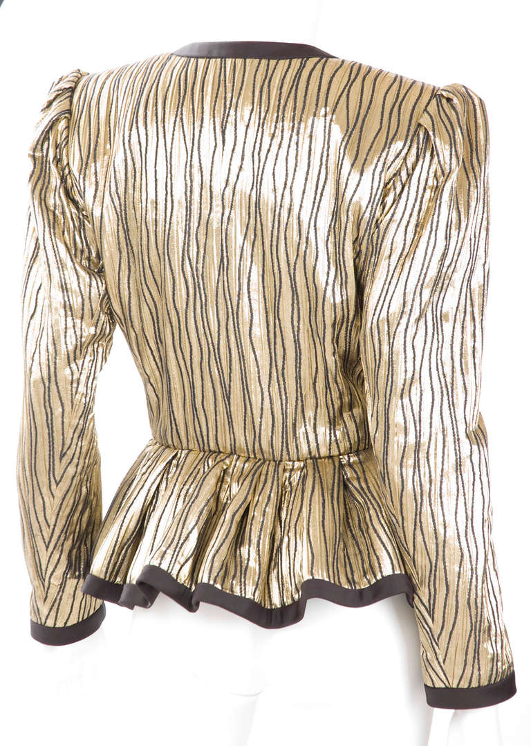 Women's Yves Saint Laurent Brocade Jacket For Sale