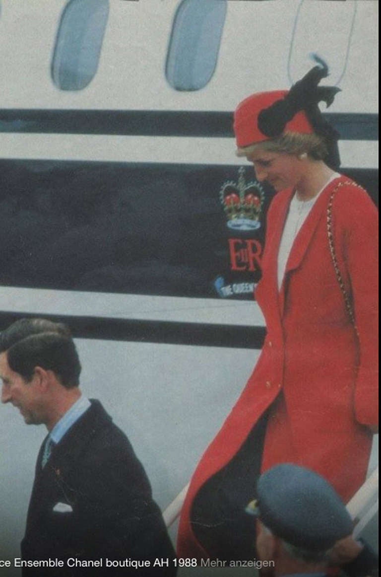 1988 Chanel Coat as seen on Princess Diana