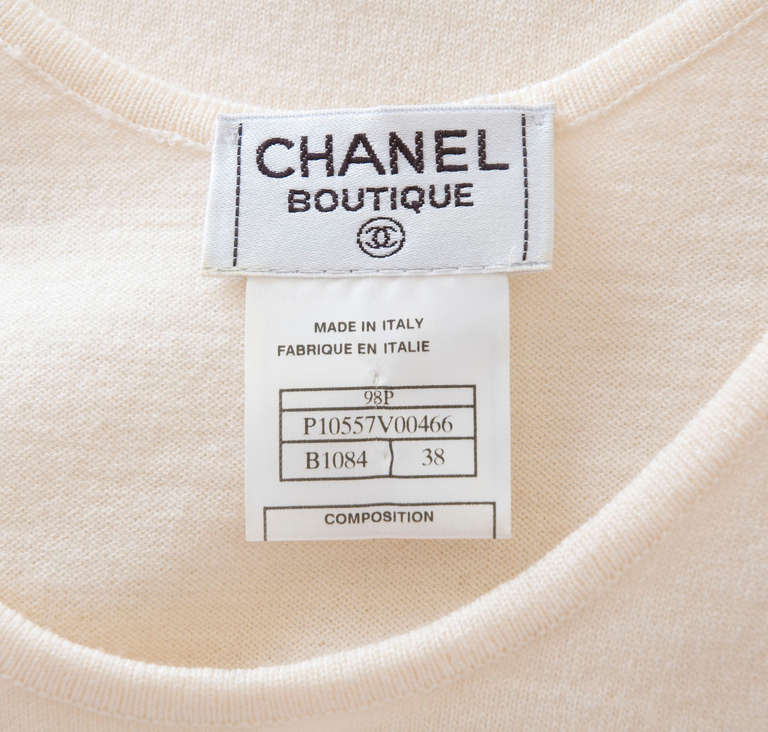 1998 Chanel Boutique Knit Swimsuit 2