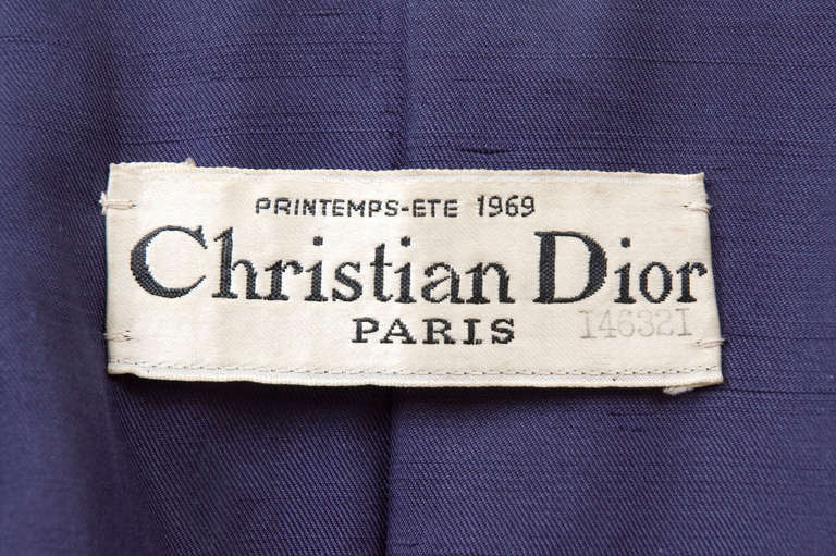 Women's 1969 Christian Dior Haute Couture Jacket For Sale