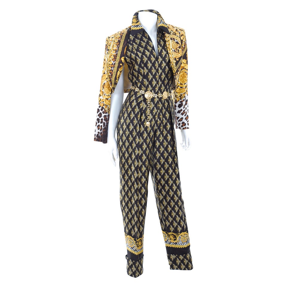 Atelier Gianni Versace Jumpsuit and Bolero Jacket