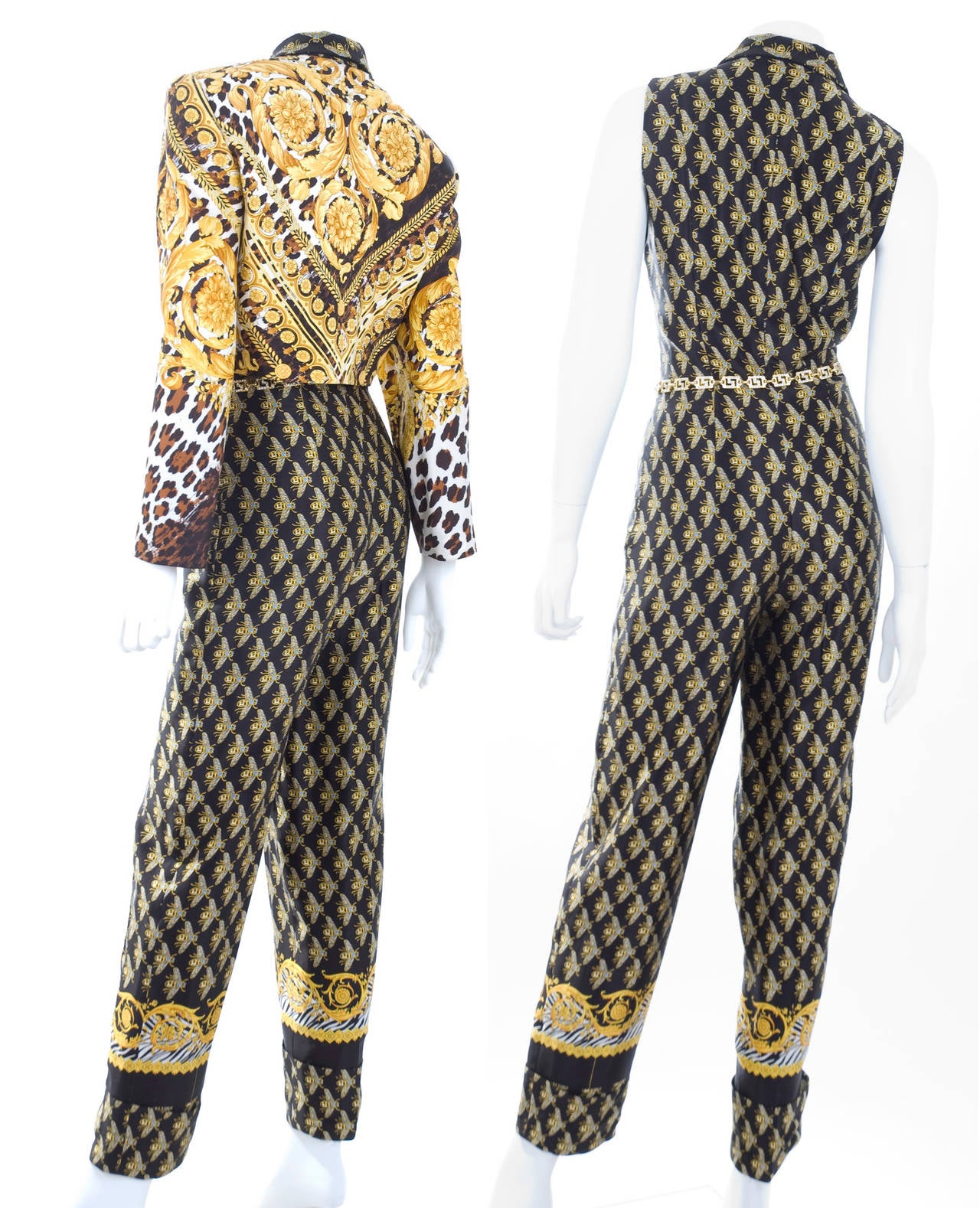 Atelier Gianni Versace Jumpsuit and Bolero Jacket at 1stDibs