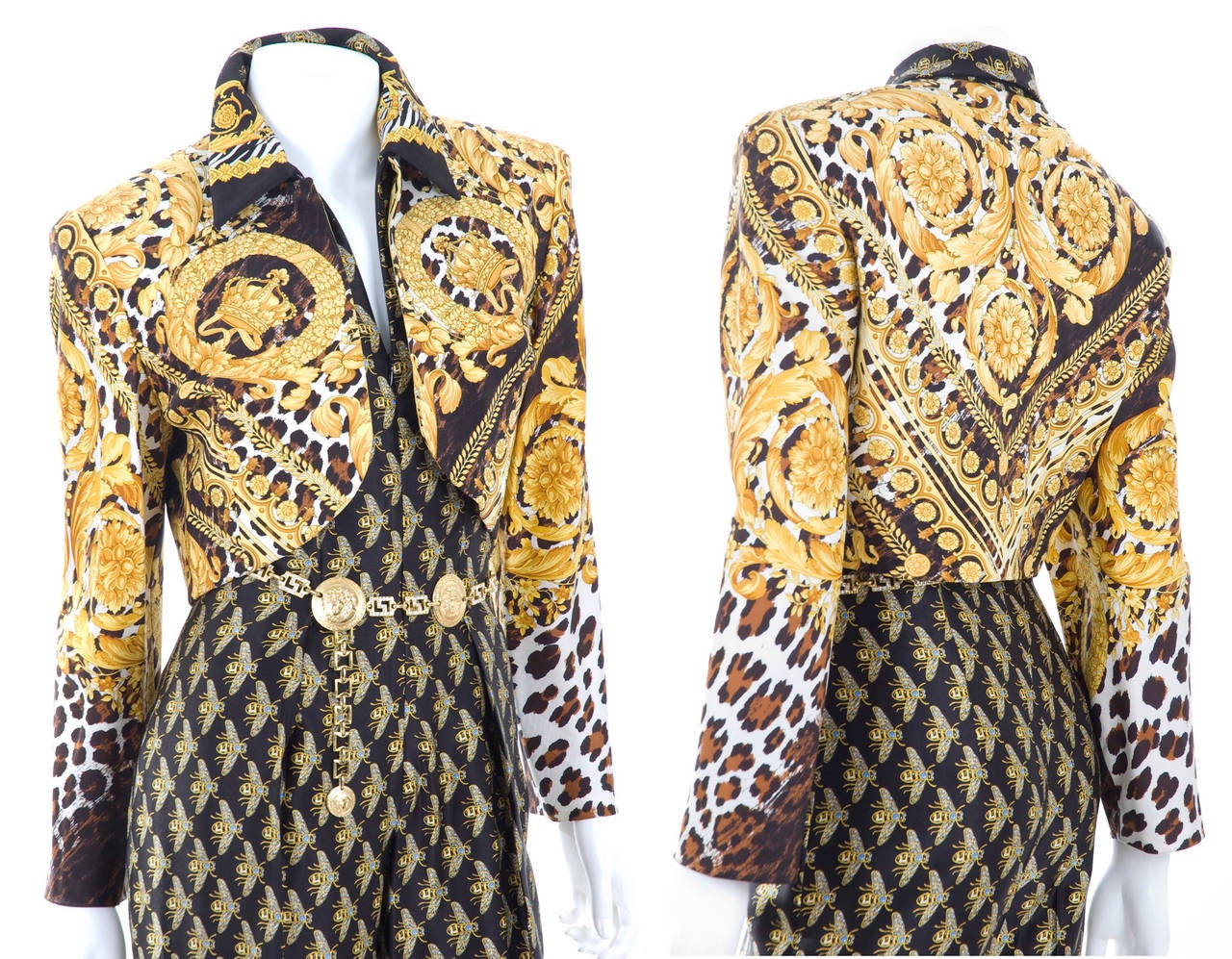Women's Atelier Gianni Versace Jumpsuit and Bolero Jacket