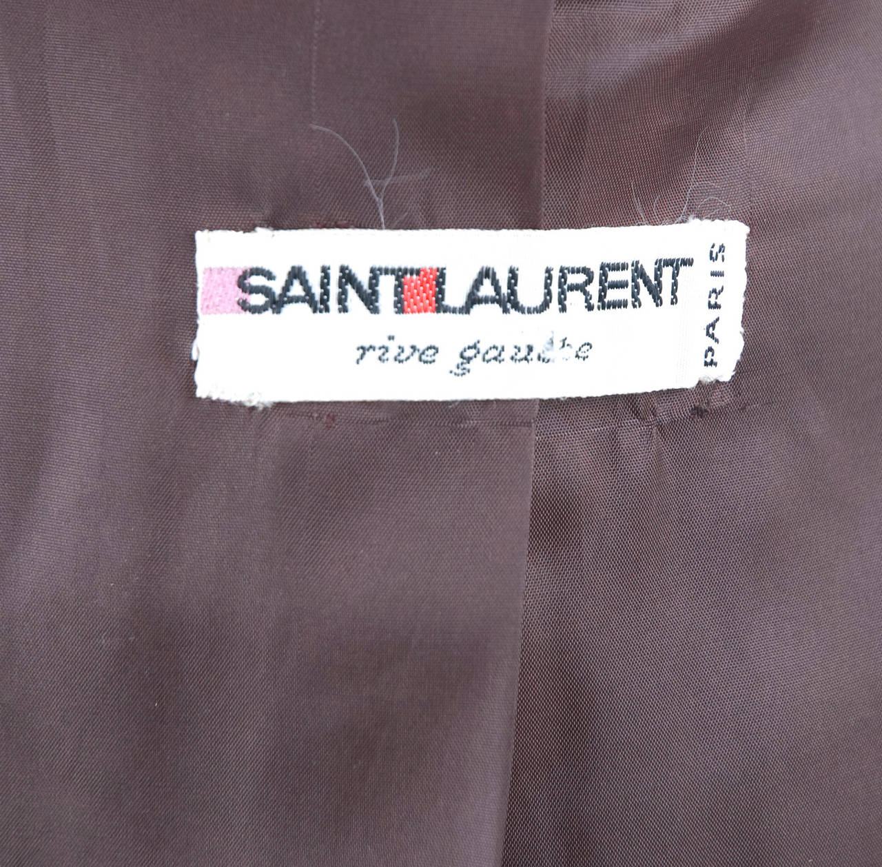 1977 Yves Saint Laurent Quilted Satin Jacket For Sale 3