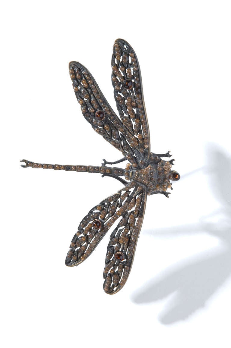 Dragonfly Brooch In Excellent Condition In Hamburg, Deutschland