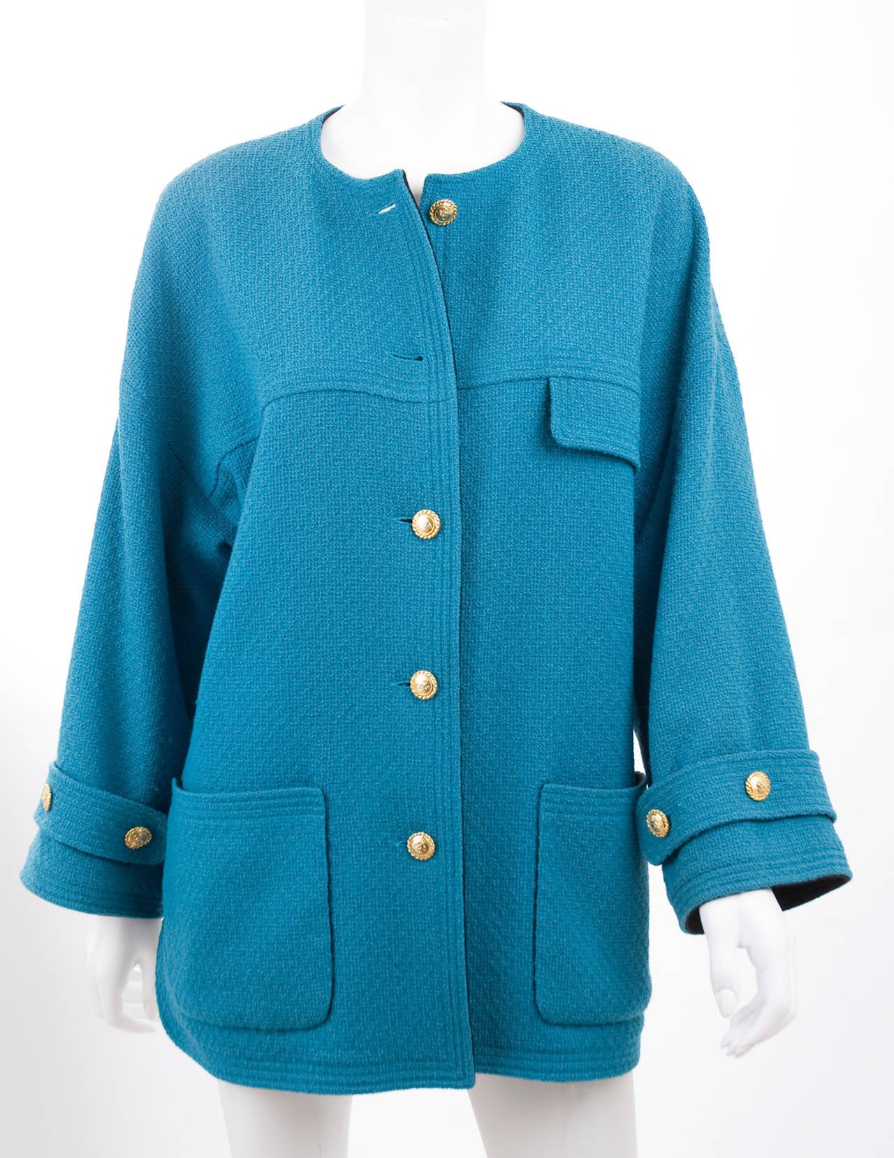 Chanel Jacket in Teal 1