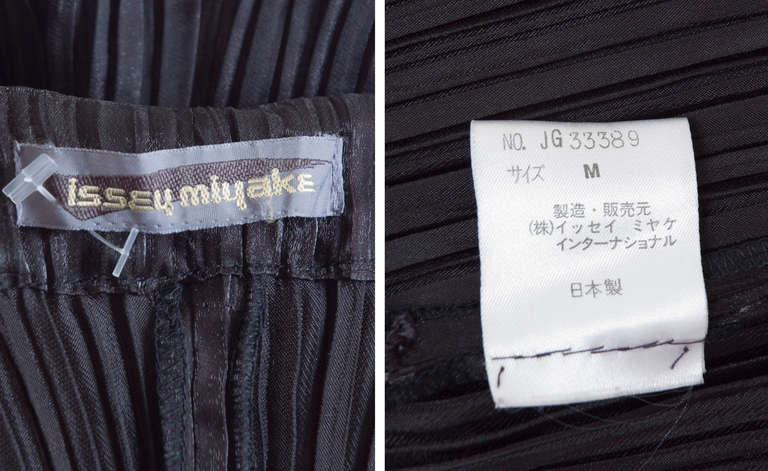 80's Issey Miyake Black Sculptural Jacket For Sale 3