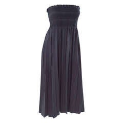 80's Issey Miyake Smocked and Pleated Dress or Long Skirt 10