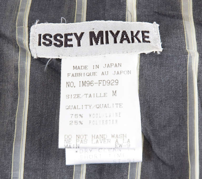 80's Issey Miyake Pleated Jacket For Sale 5