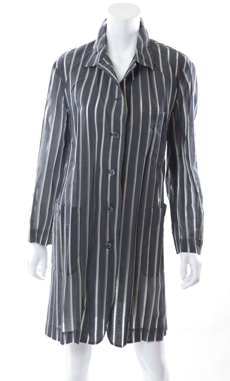 Women's 80's Issey Miyake Pleated Jacket For Sale