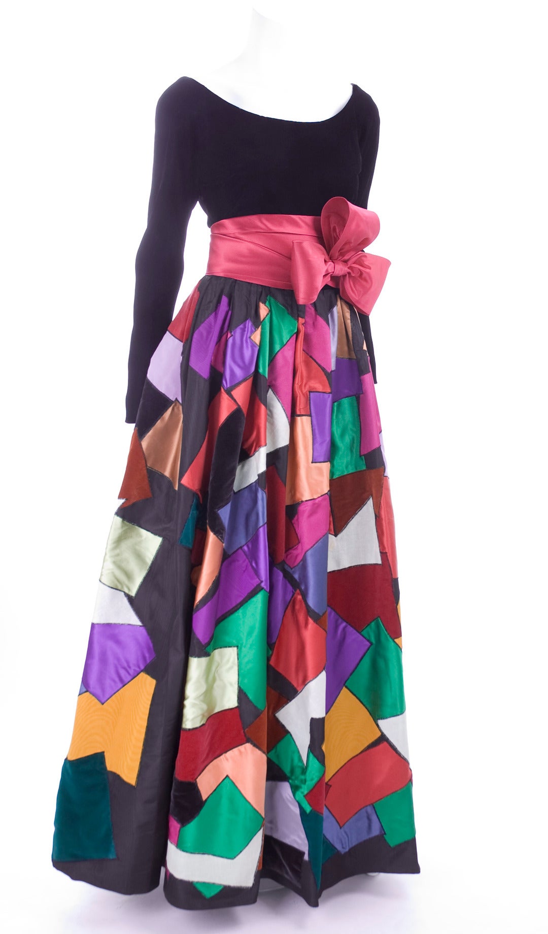 1980 Yves Saint Laurent Haute Couture Dress Museum Piece For Sale 2