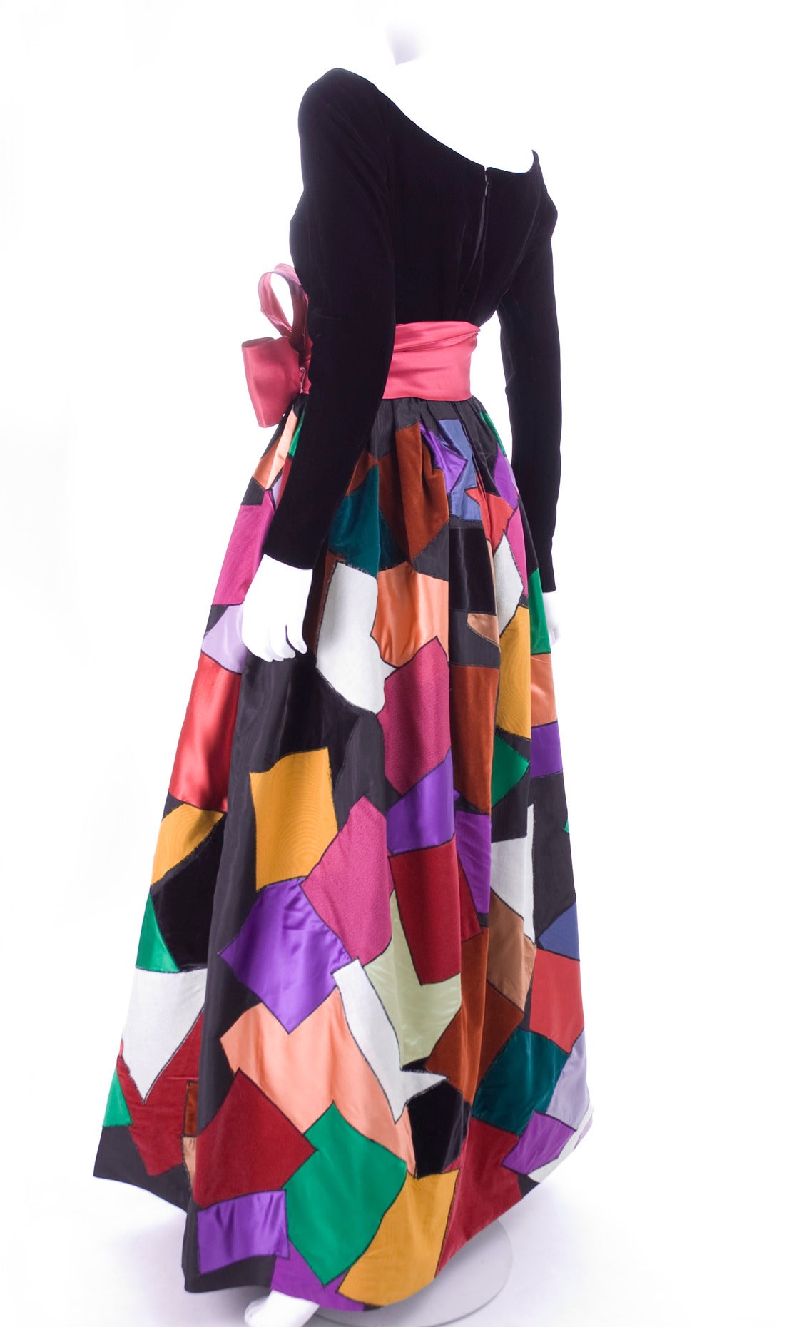 1980 Yves Saint Laurent Haute Couture Dress Museum Piece For Sale 3