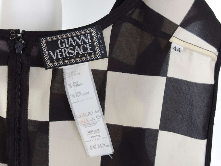 Vintage 1990's Gianni Versace Couture Maxi Dress For Sale 1