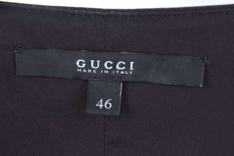90's Black Gucci Blouse Top For Sale 2