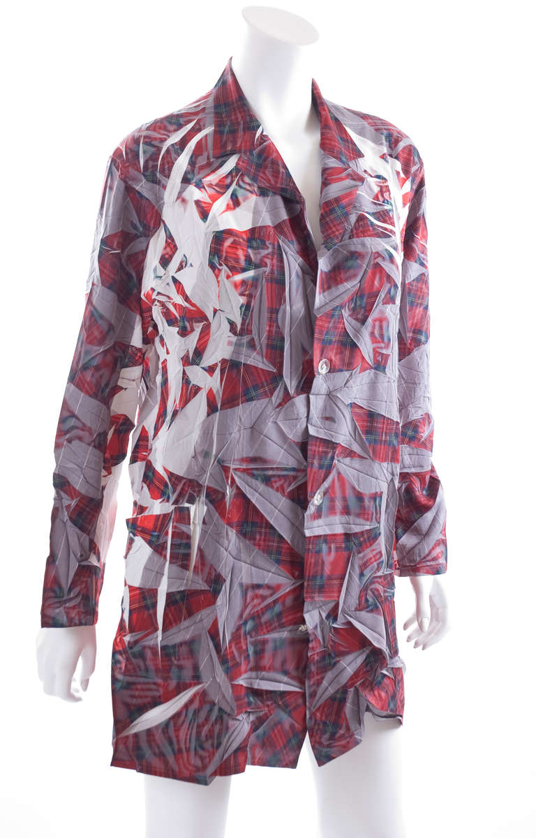 Y's Yohji Yamamoto Crinkled Jacket.
Excellent condition.
Size 3

Measurements:
Length 33