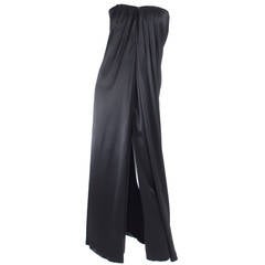 90's Yves Saint Laurent Satin Gown 11