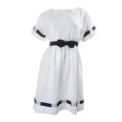 Vintage 1980 Chanel Linen Dress