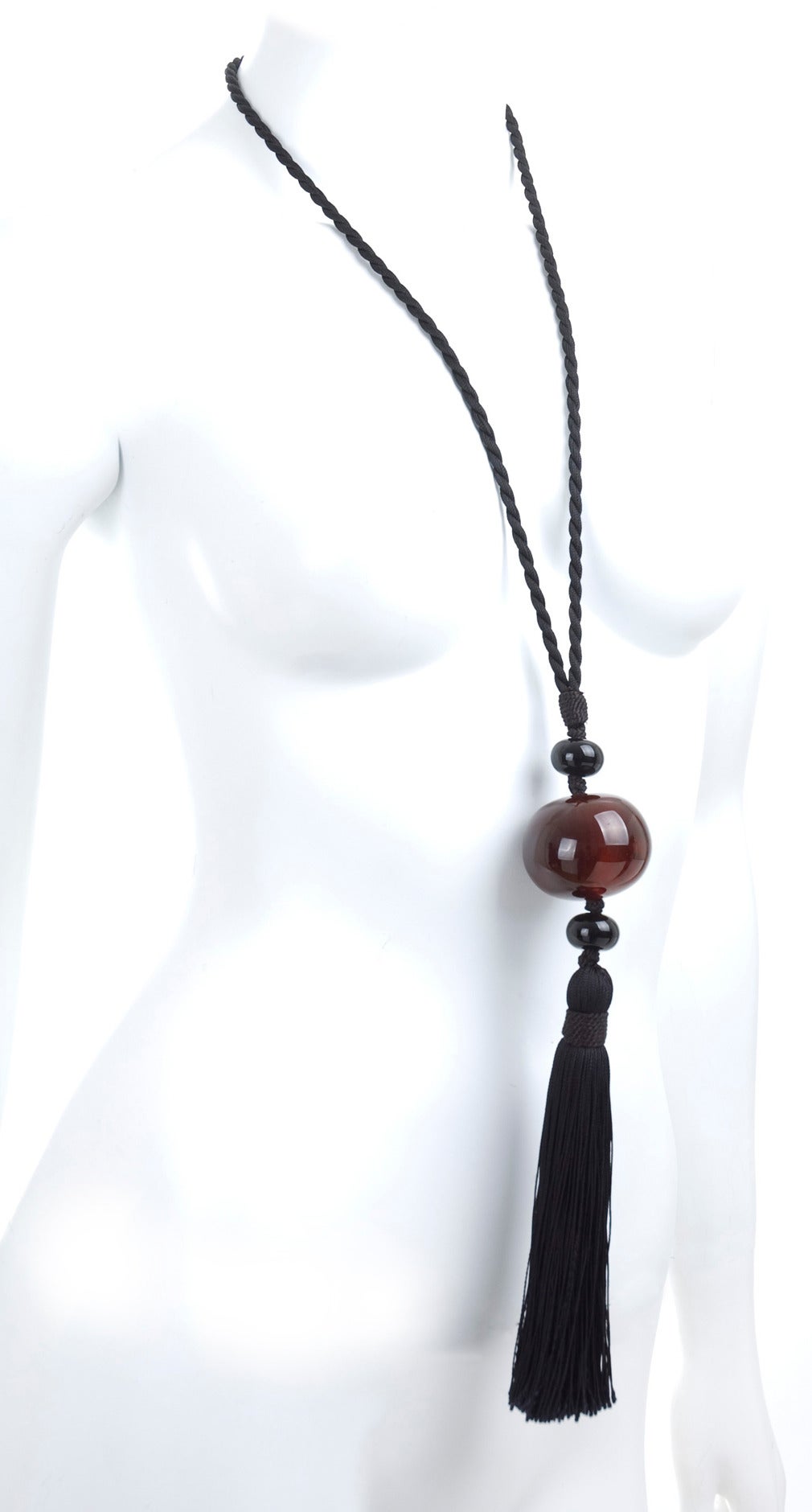 1970s Yves Saint Laurent Tassel Necklace