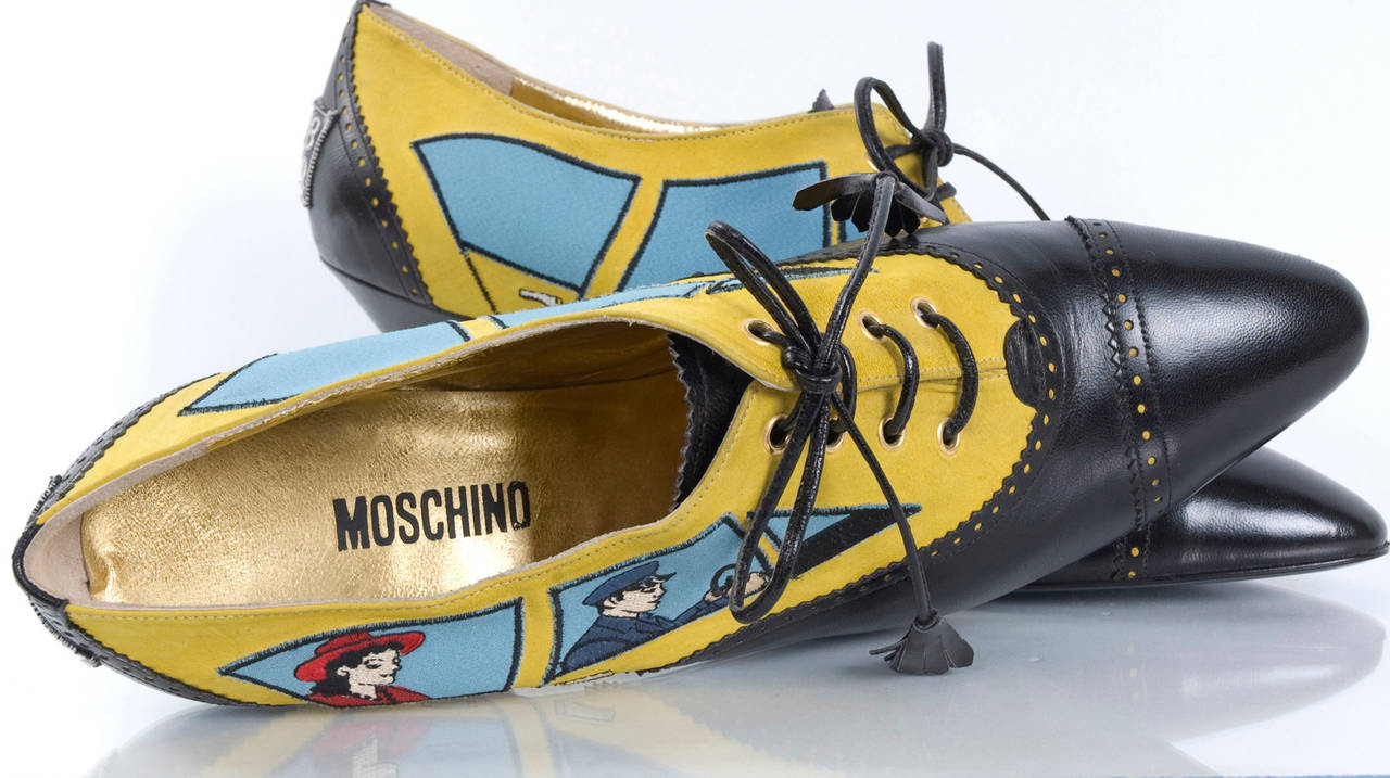 Black 80's Moschino Car&Driver Shoe - unworn