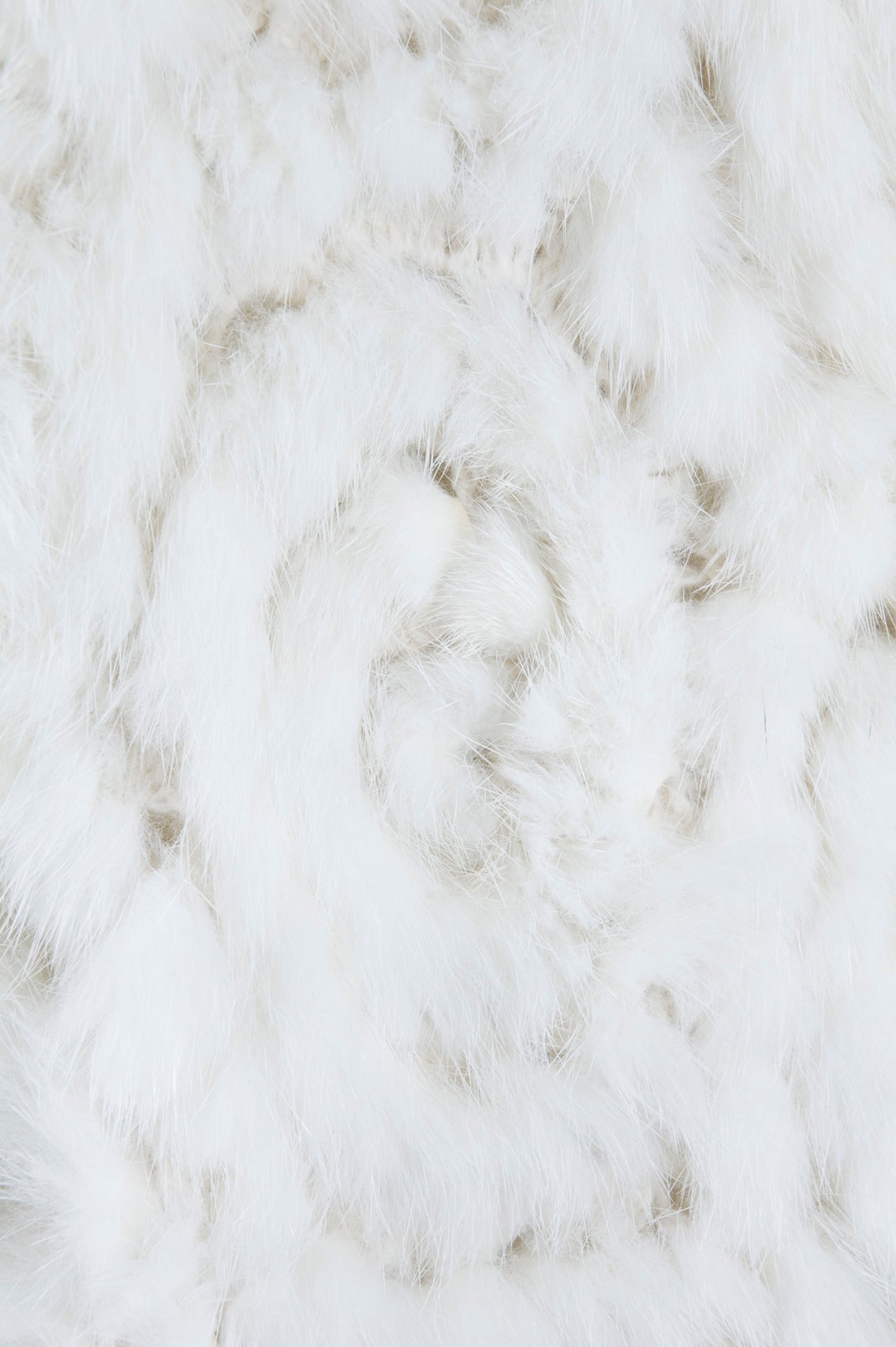 John Galliano White Mink Coat For Sale 3