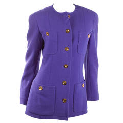 Chanel Jacket in Purple