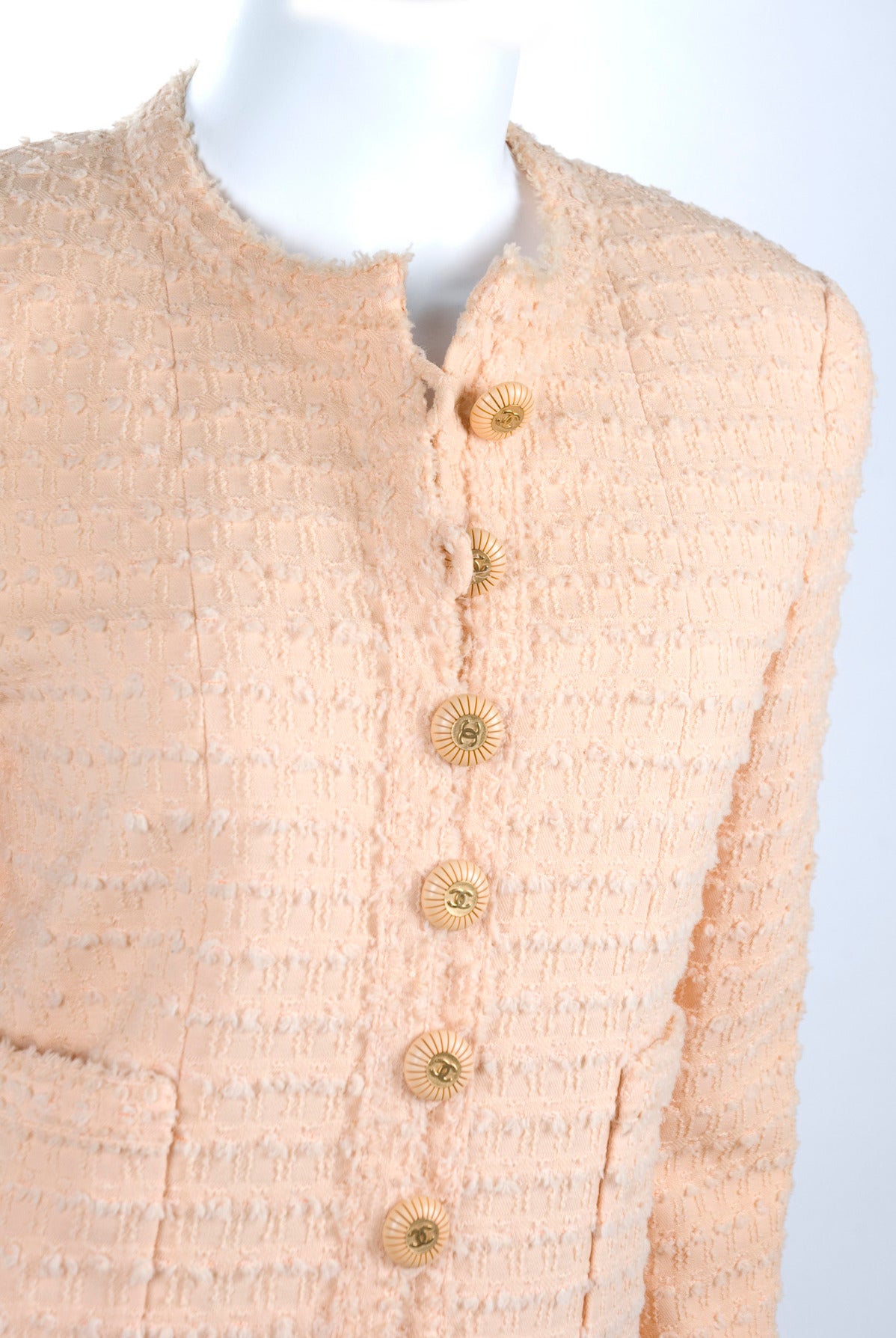 Women's Chanel Jacket in Peach