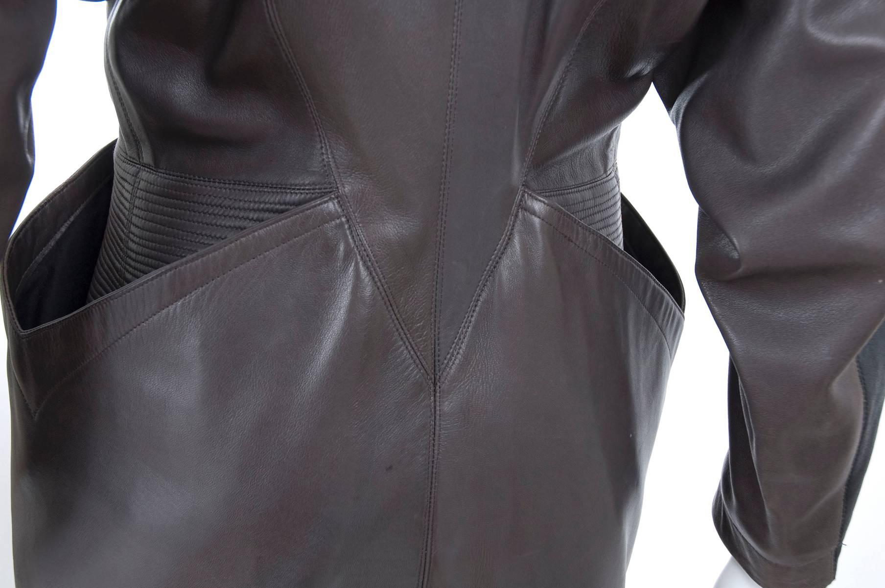 Alaia Paris Leather Jacket In Good Condition For Sale In Hamburg, Deutschland