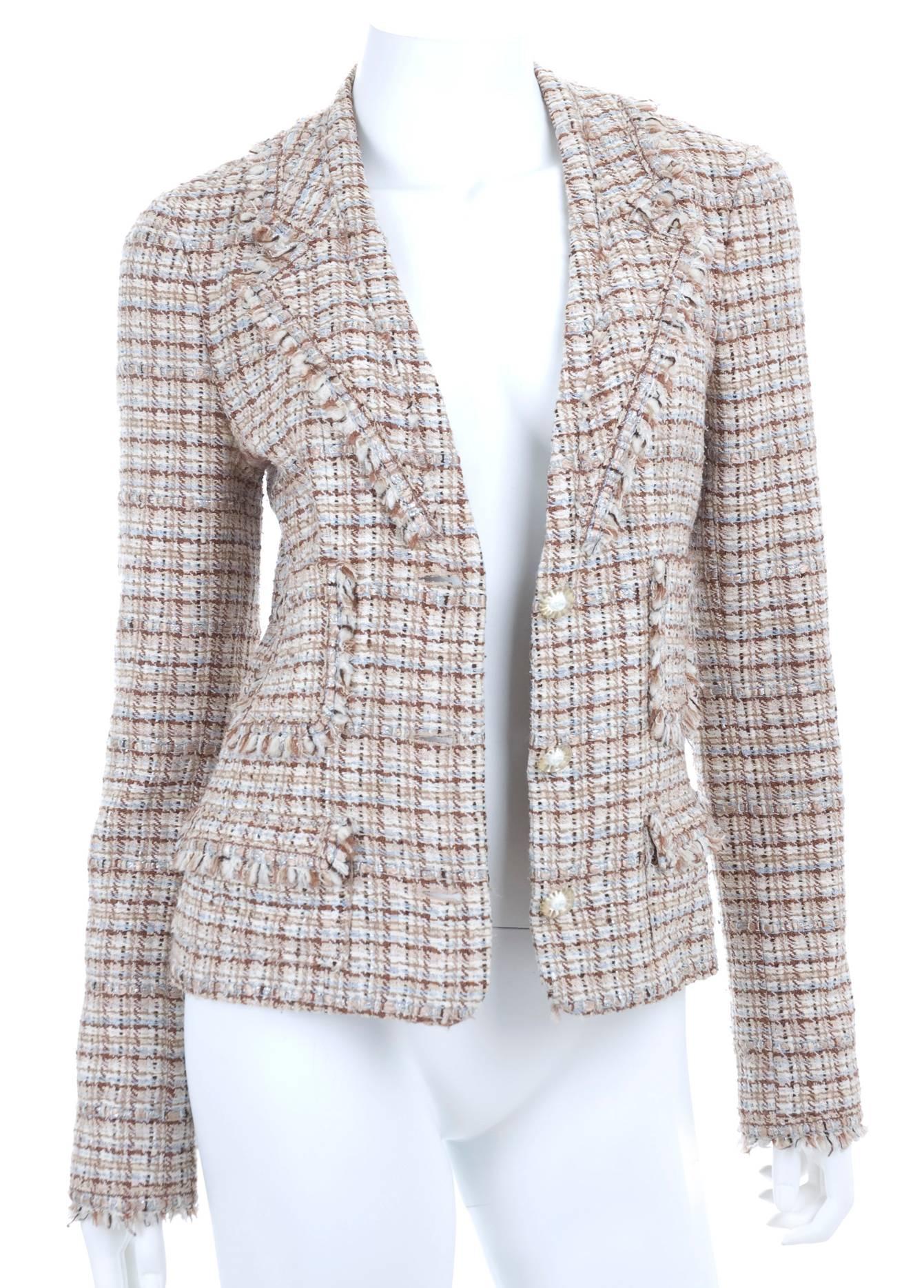 2004 Chanel Tweed Jacket In Excellent Condition In Hamburg, Deutschland