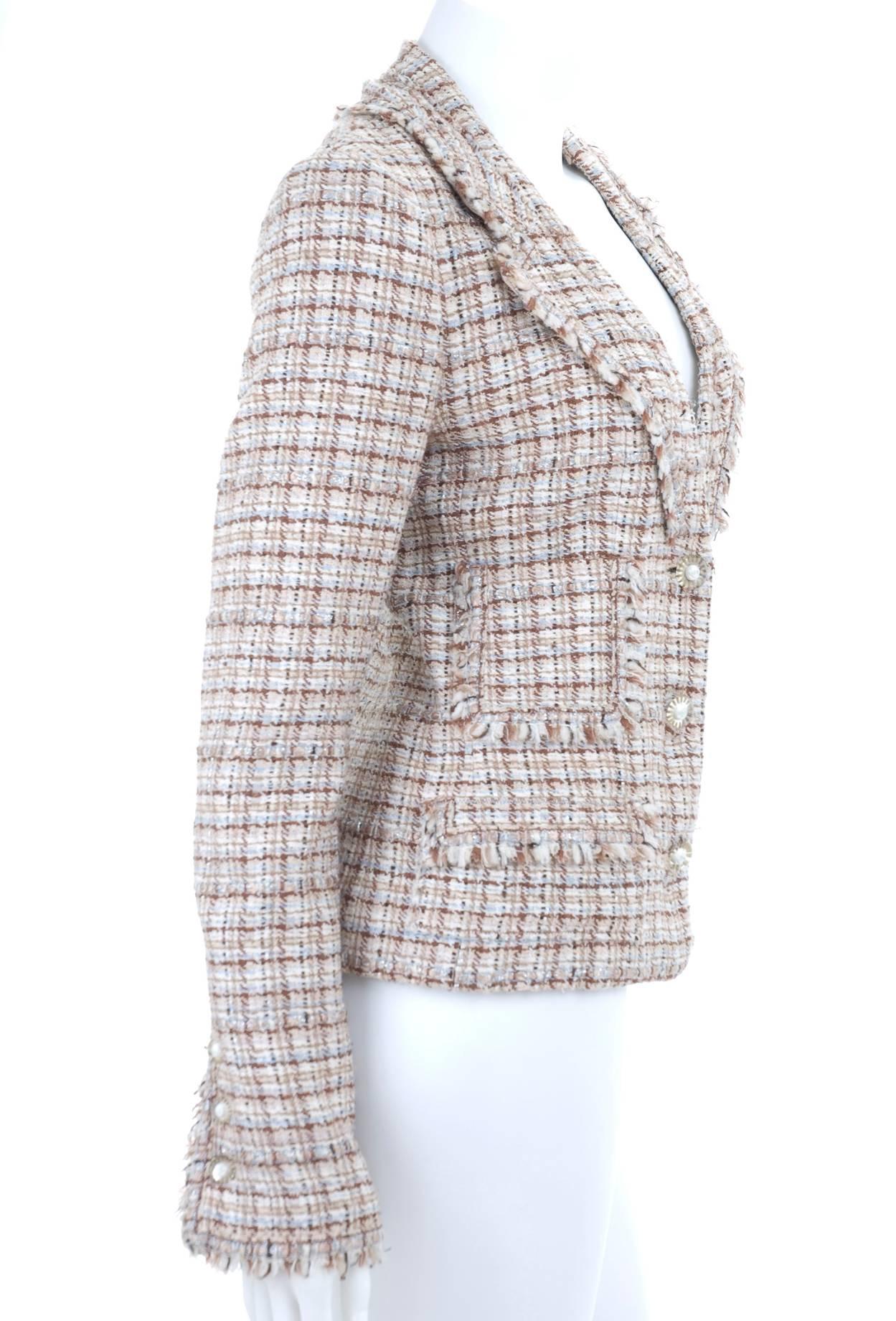 2004 Chanel Tweed Jacket 1