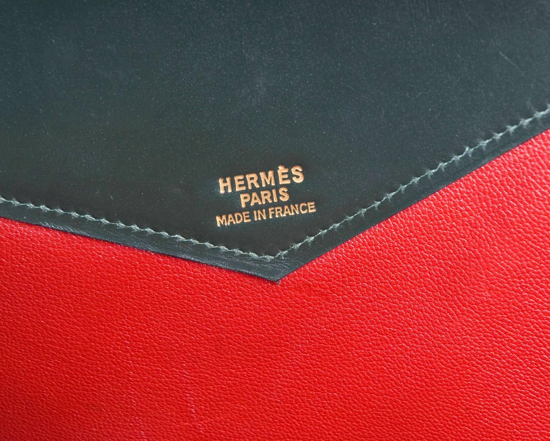 Vintage Rare Hermes Himalayan Moniker Purse from 1982 For Sale 4