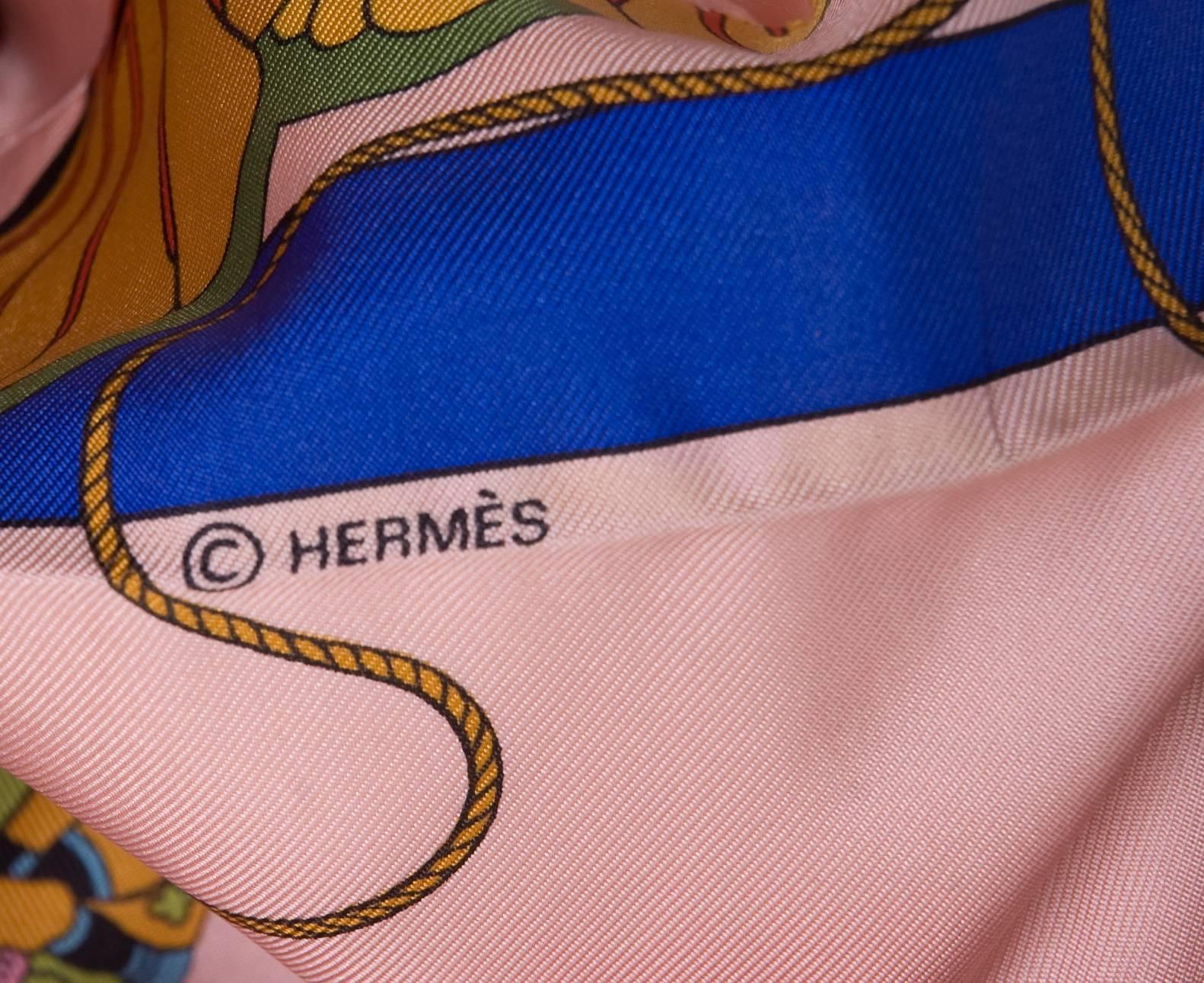 Hermes Pink Silk Blouse 
