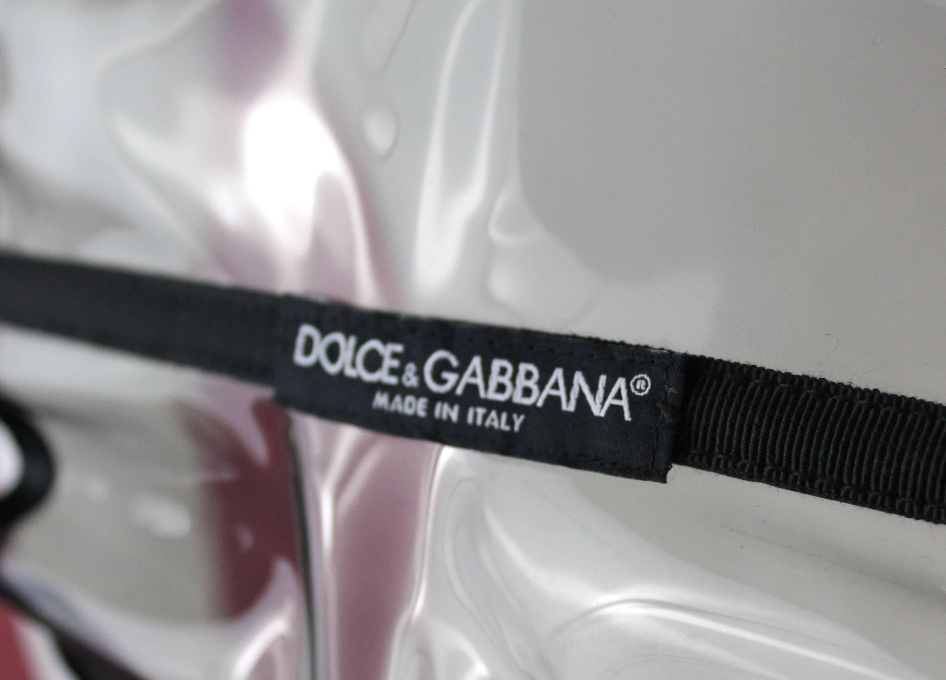 Women's or Men's Dolce & Gabbana PVC & Leather Waist Cincher, S/S 2007, Size 24-27