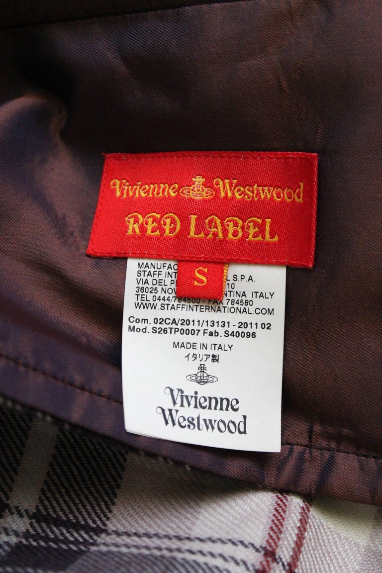 Vivienne Westwood Red Label Tartan Heart Belt in Purple, A / W 2011 at ...