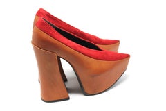 Vivienne Westwood Camel Court Shoe, Gold Label A / W 2013