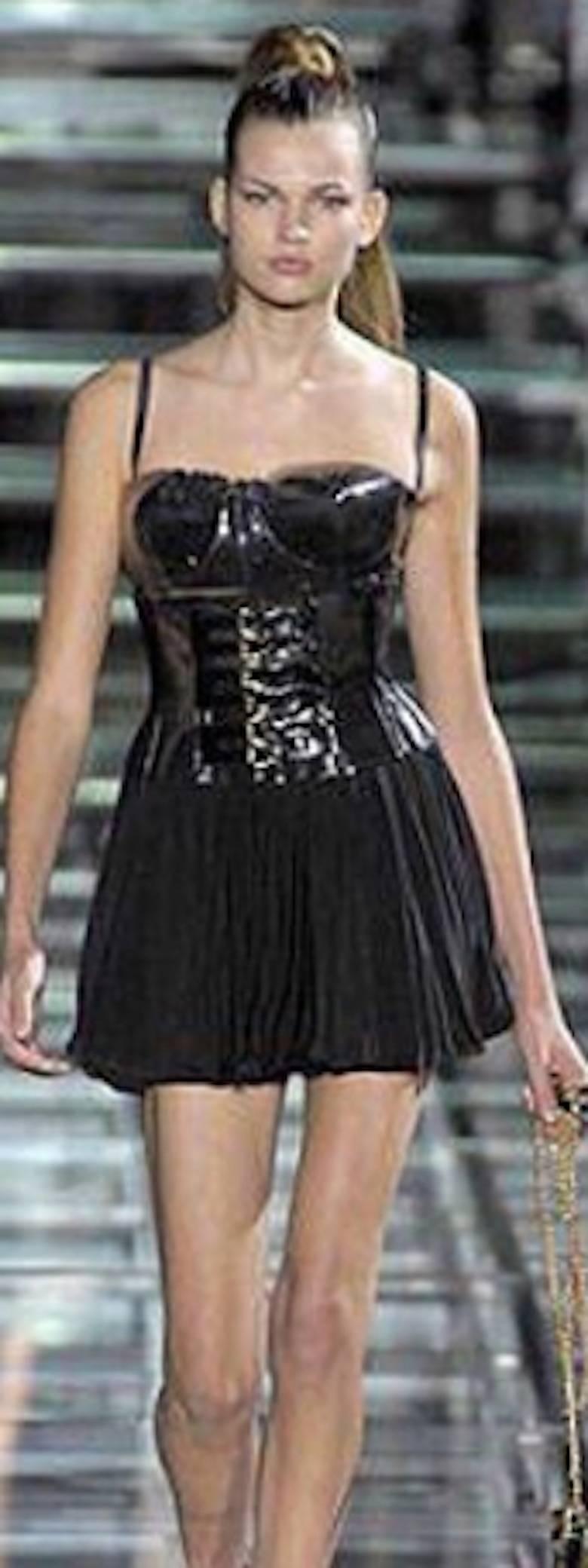 Dolce & Gabbana PVC & Leather Waist Cincher, S/S 2007, Size 24-27 2