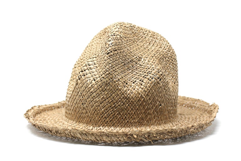 Vivienne Westwood Straw Mountain Hat, AW1983 Reissue, Size OS at 1stDibs