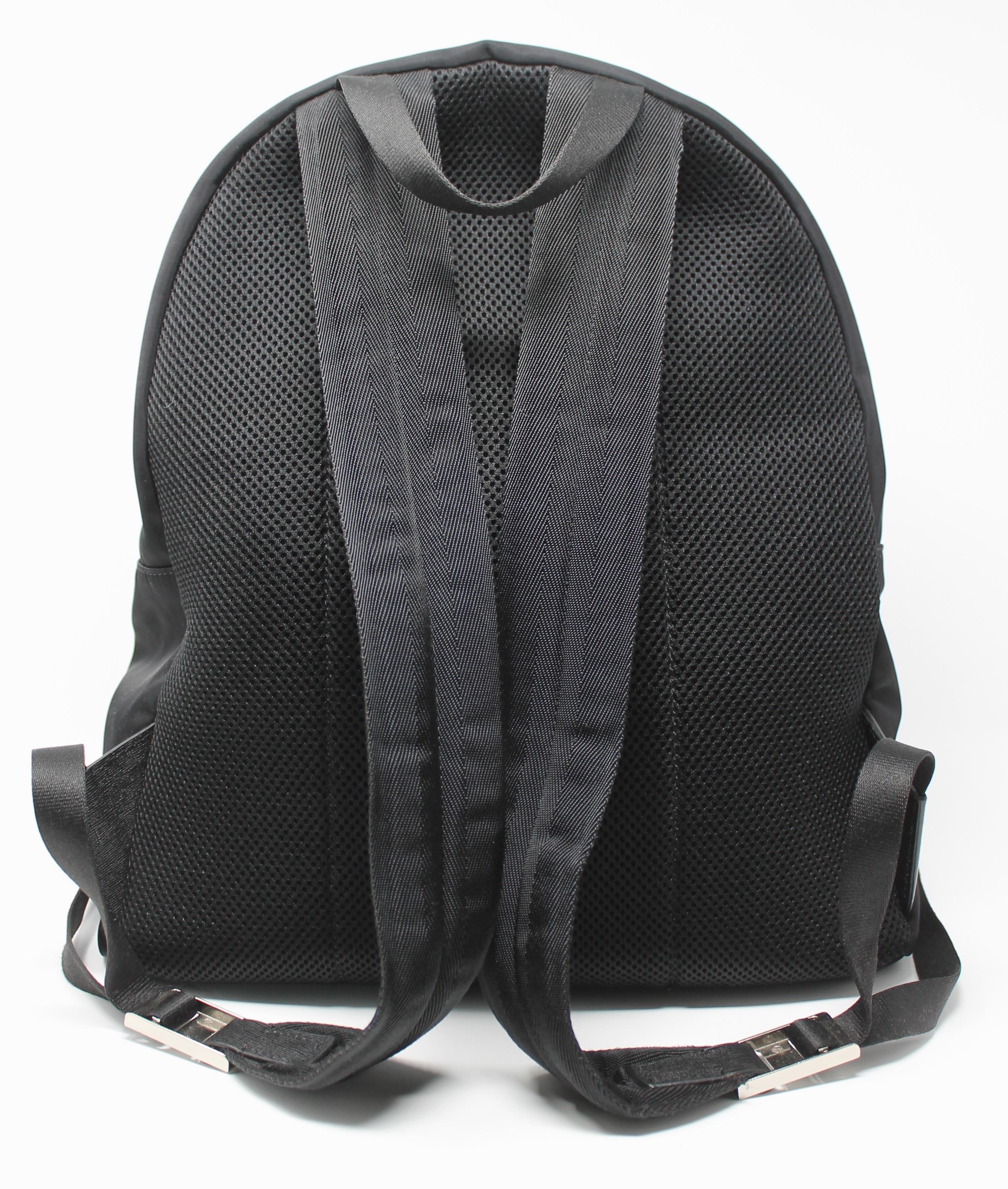 Fendi Monster Black Nylon Backpack, AW2014 3