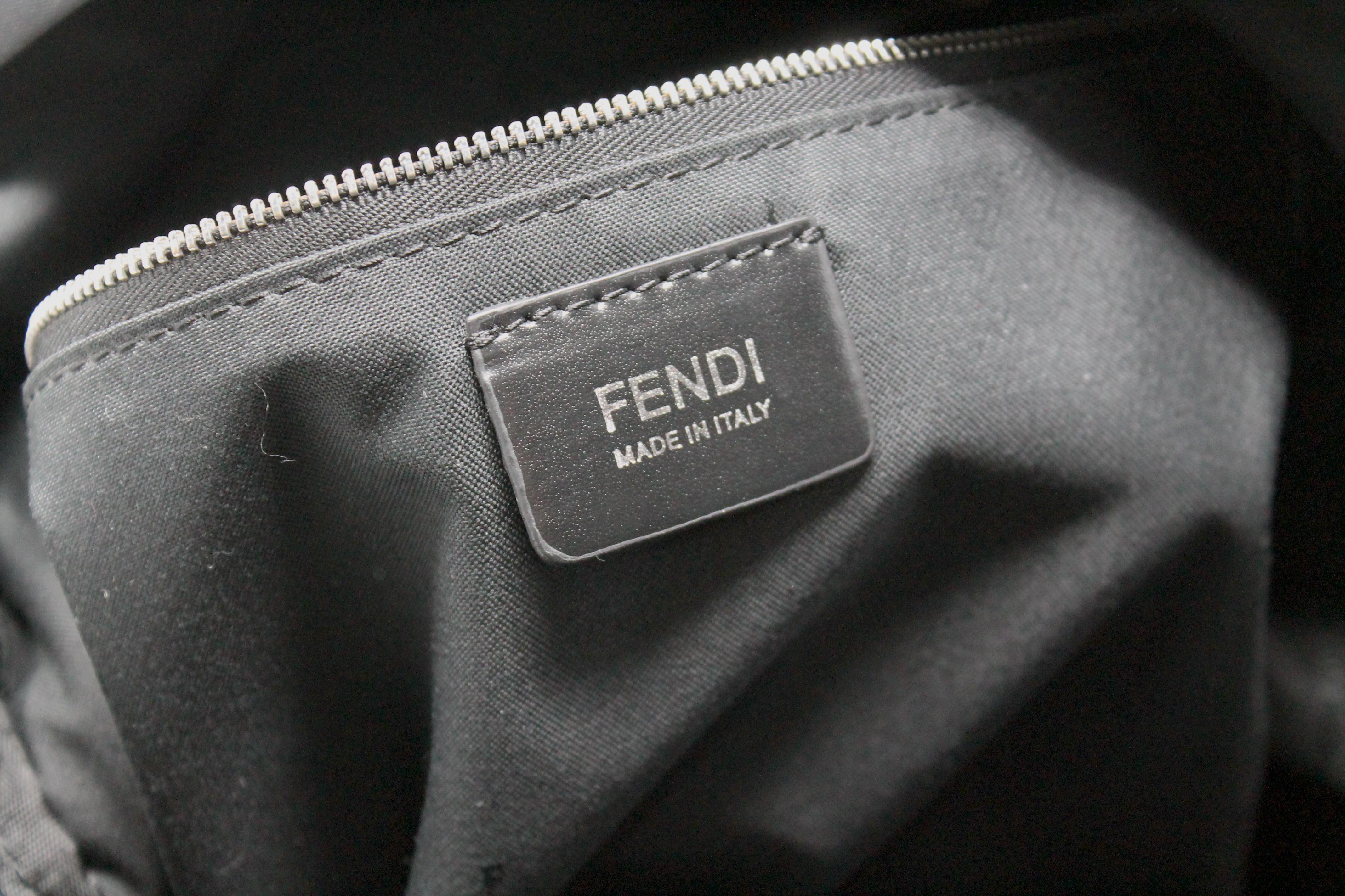 Fendi Monster Black Nylon Backpack, AW2014 5
