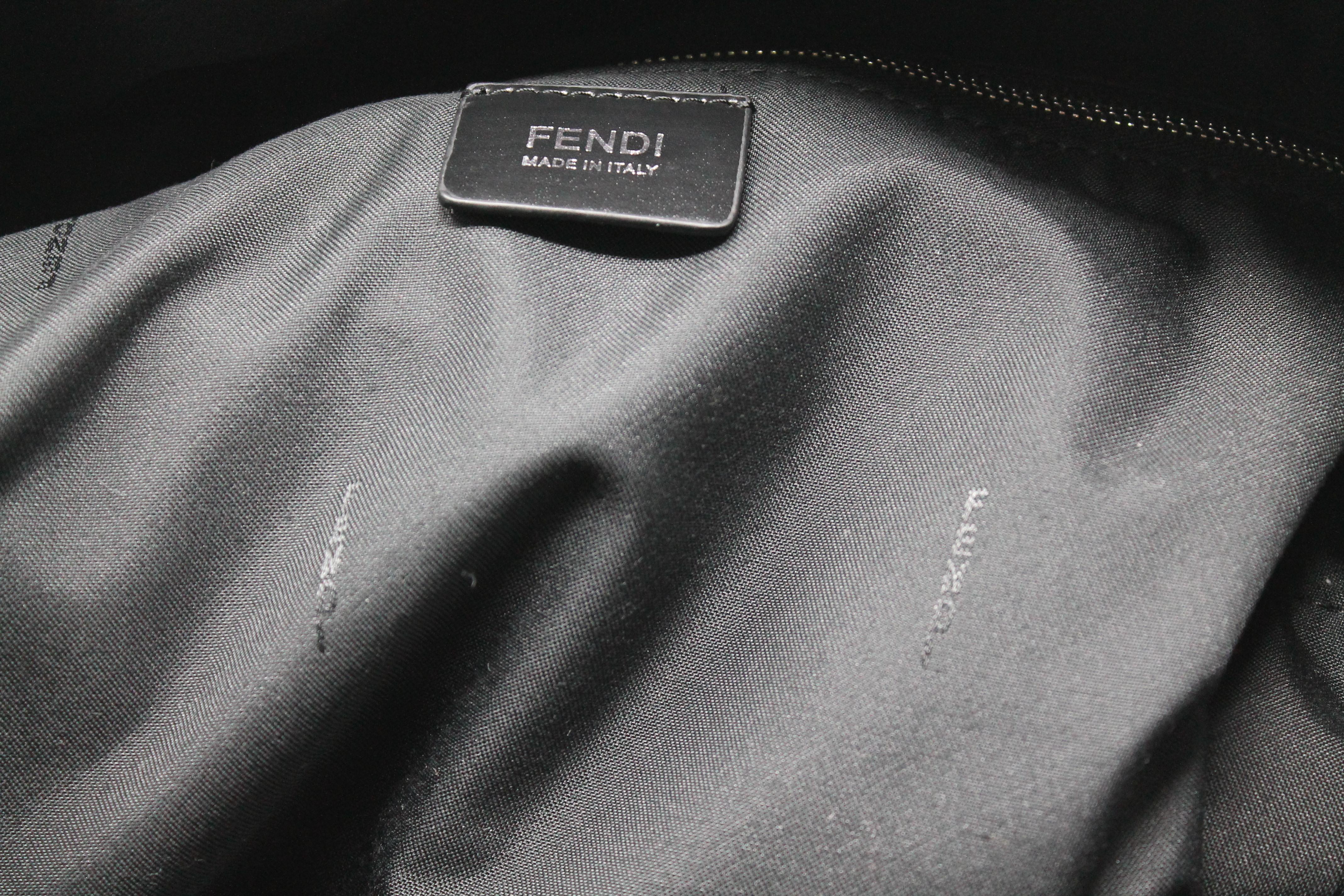 Fendi Monster Black Nylon Backpack, AW2014 7