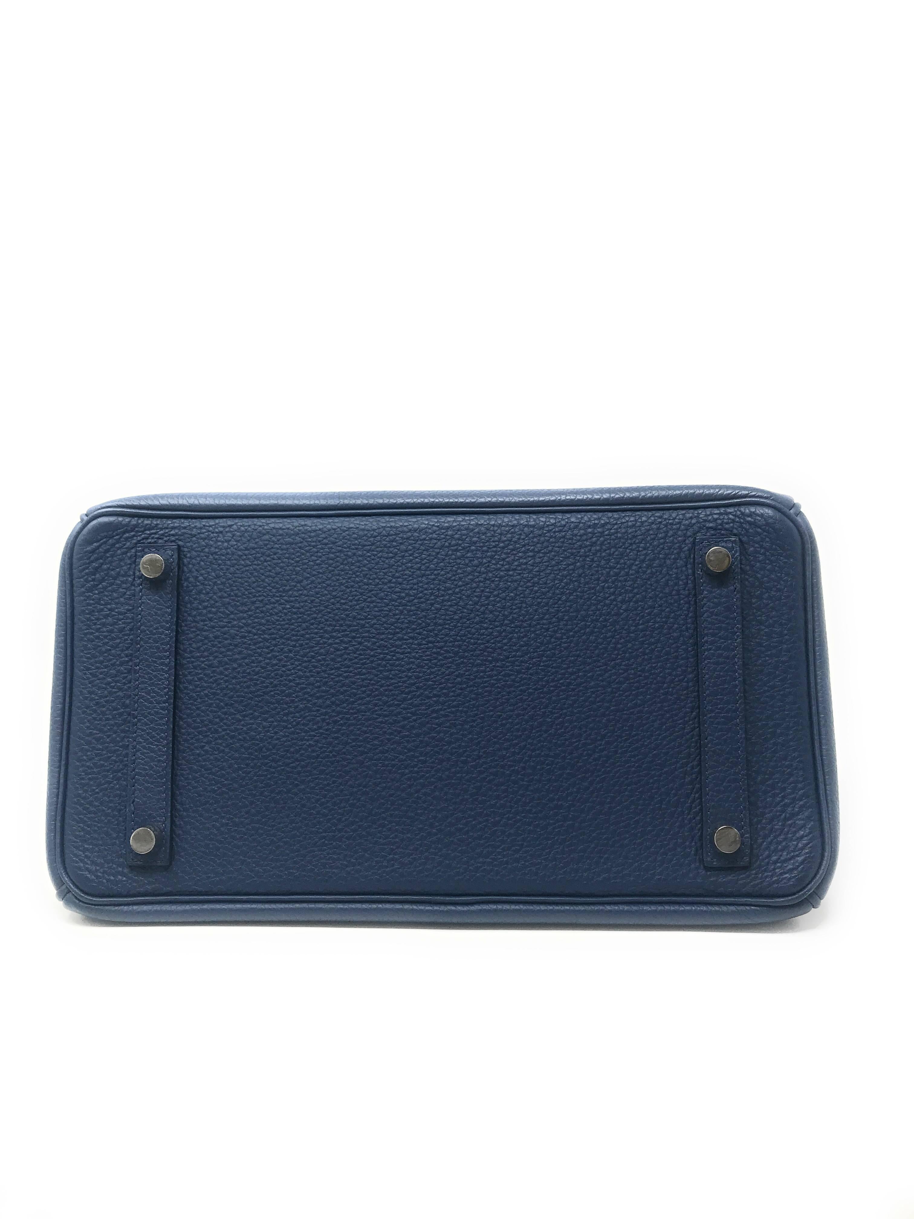 hermes birkin dark blue