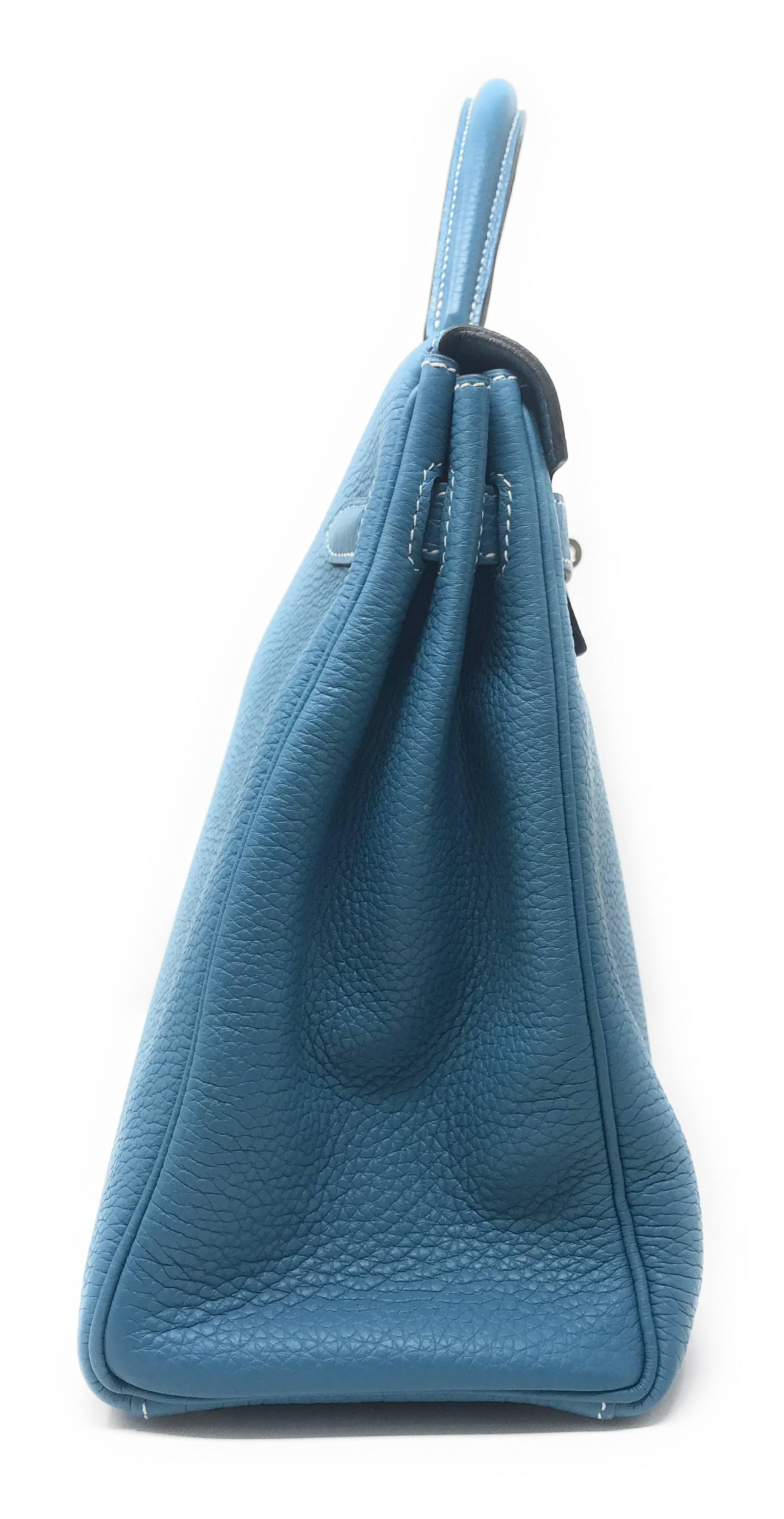 hermes kelly blue jean