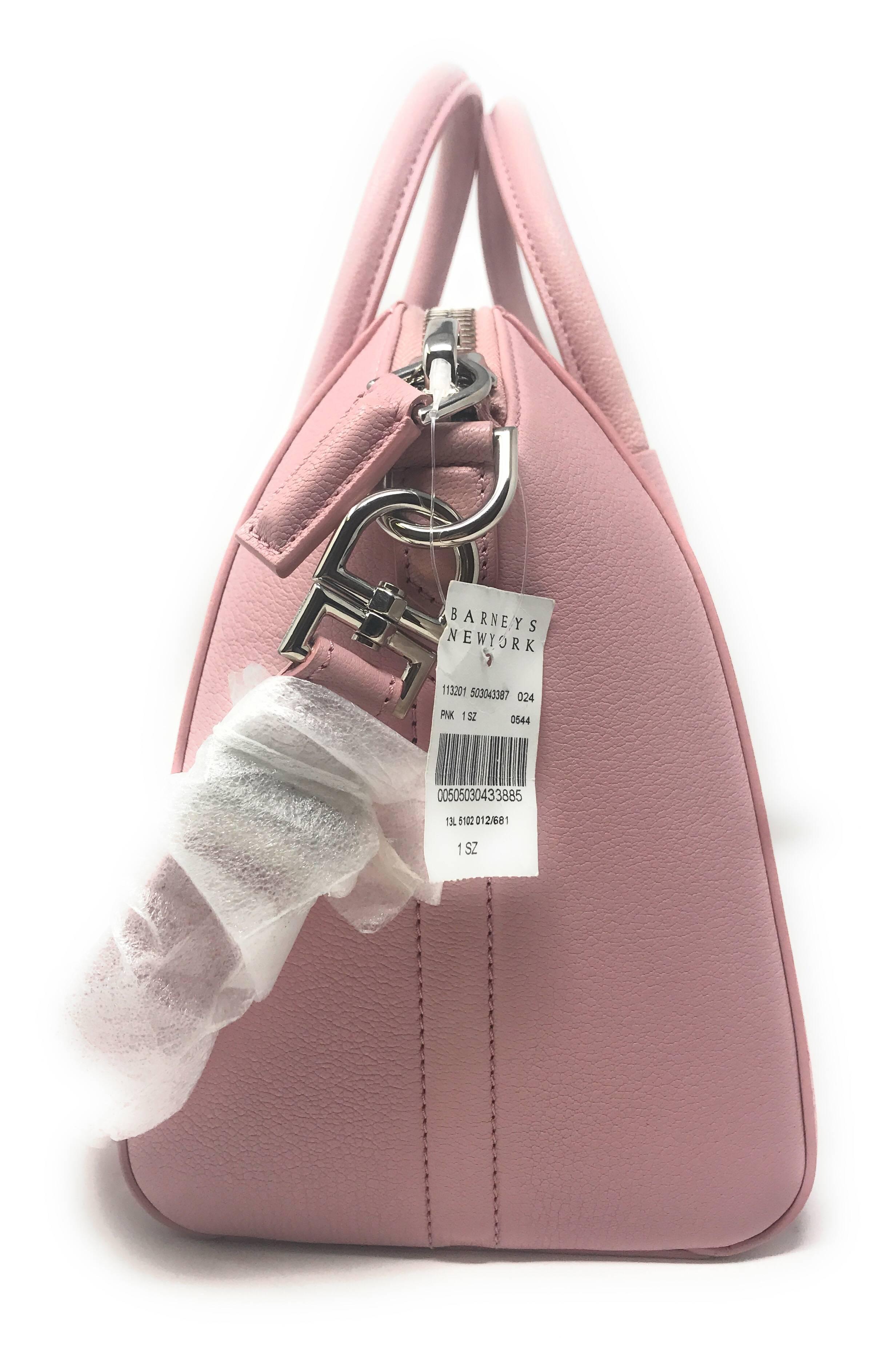 Beige Givenchy Antigona Baby Pink Bag