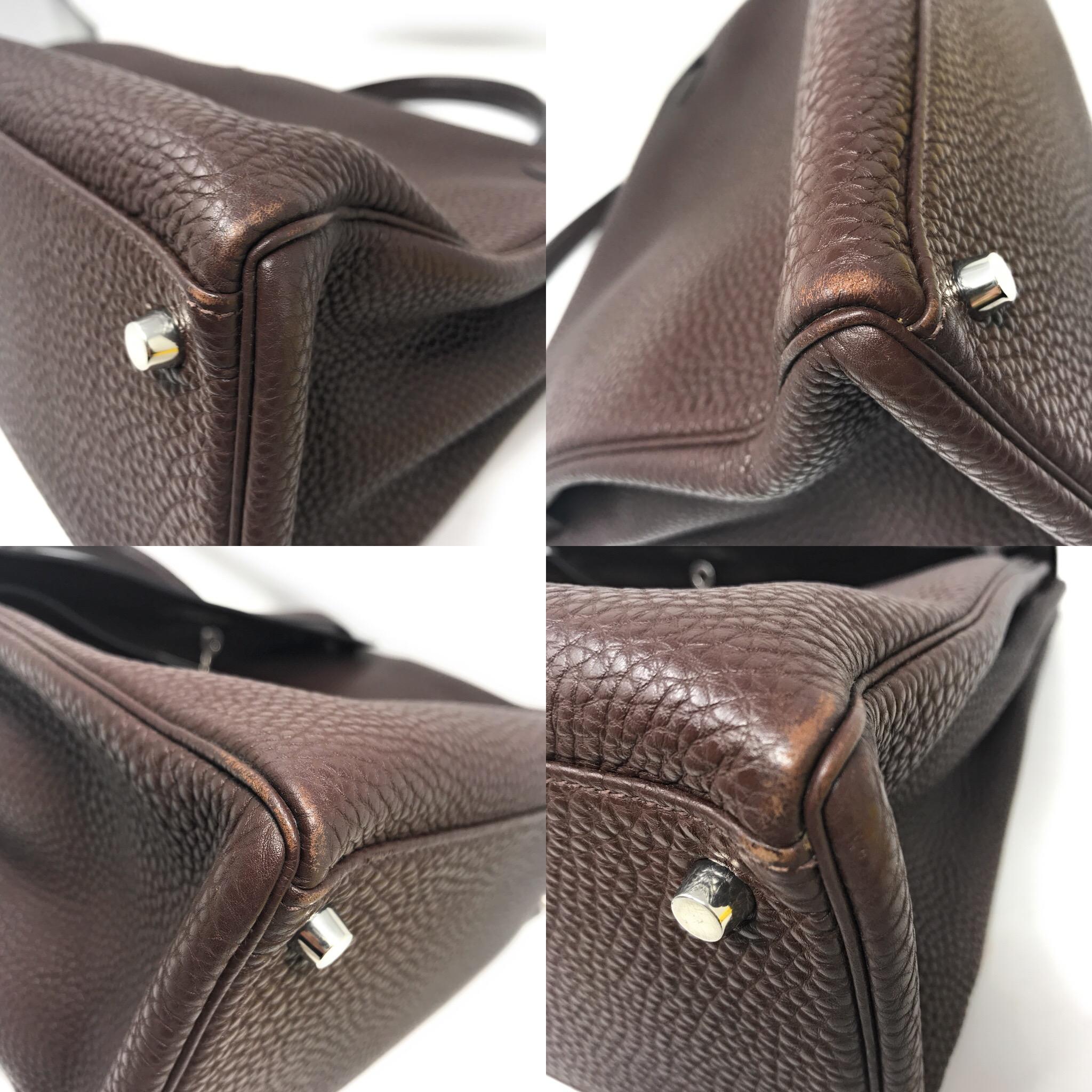 Hermes Kelly 35cm Chocolate Brown For Sale 5