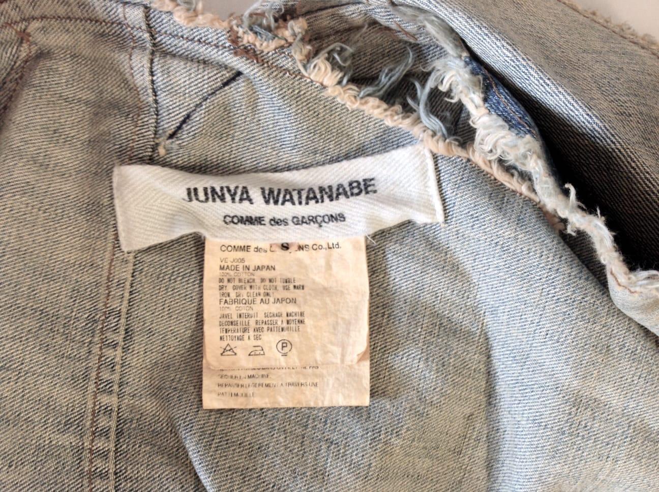 Gray Watanabe, denim jacket, vintage 2002